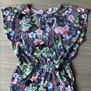 Girls romper short sleeve short summer shorts